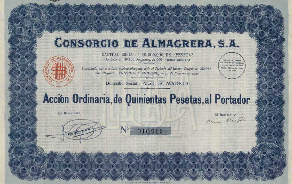 MADRID ESPAGNE Q Consorcio de ALMAGRERA 